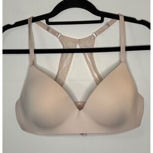 Victoria's Secret T-Shirt Lightly Lined Wireless Bra 36D Racerback Fast Shipping